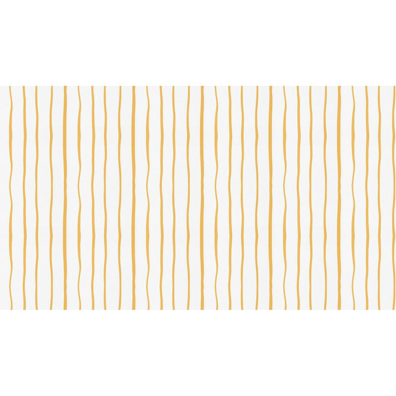 Papier peint tapisserie rayures fines moutarde — autocollant