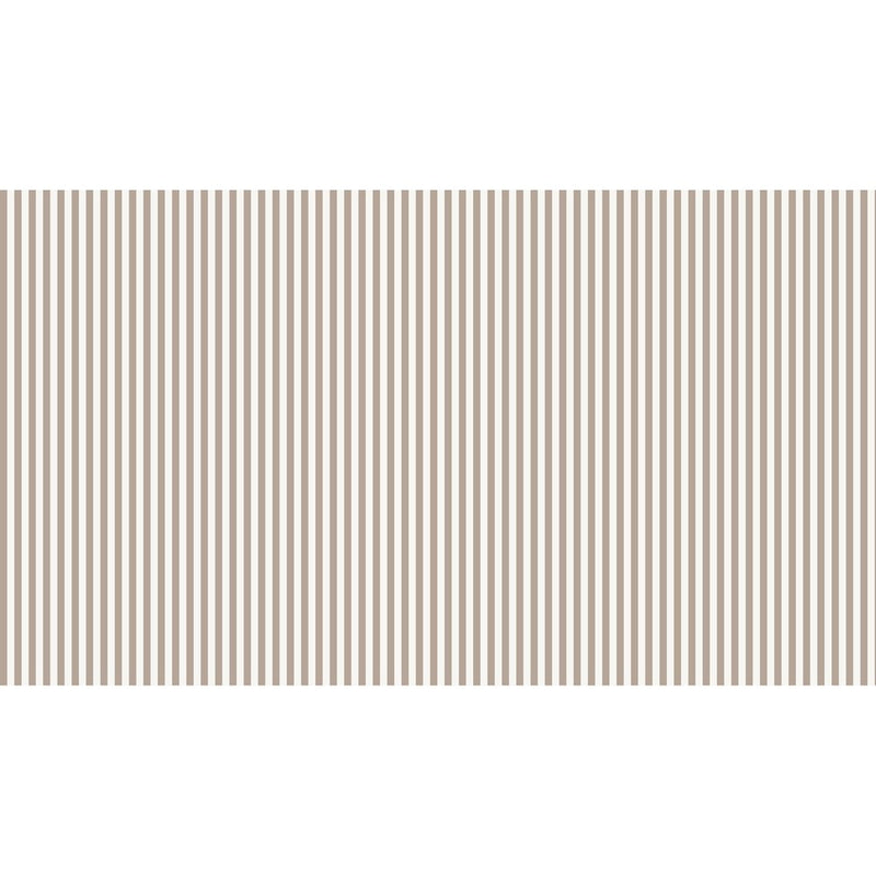 Papier peint tapisserie à rayures marron et beige — autocollant