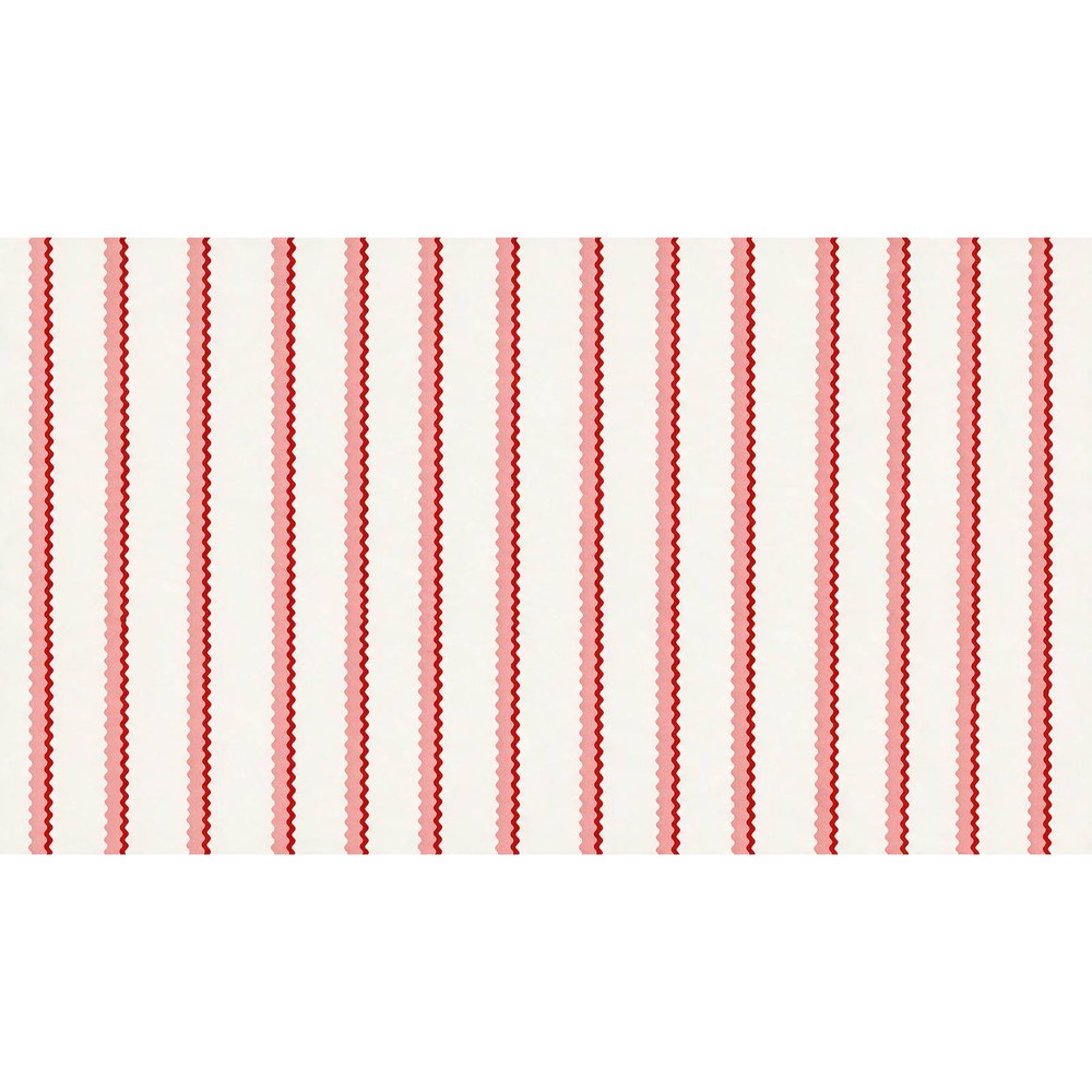 Papier peint tapisserie rayures rose et blanc - motif