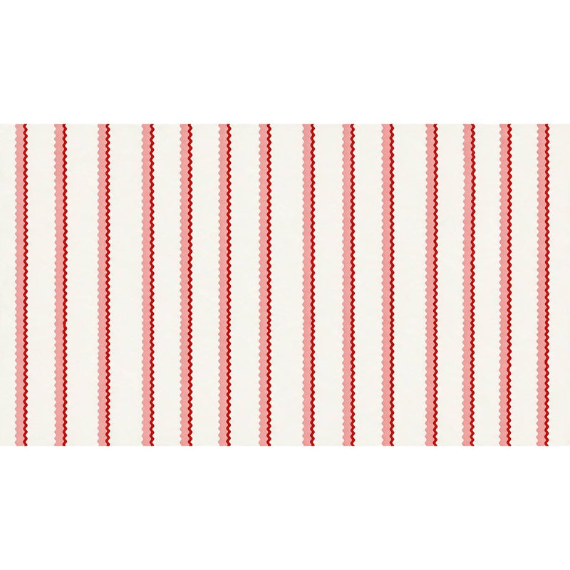Papier peint tapisserie rayures rose et blanc — autocollant