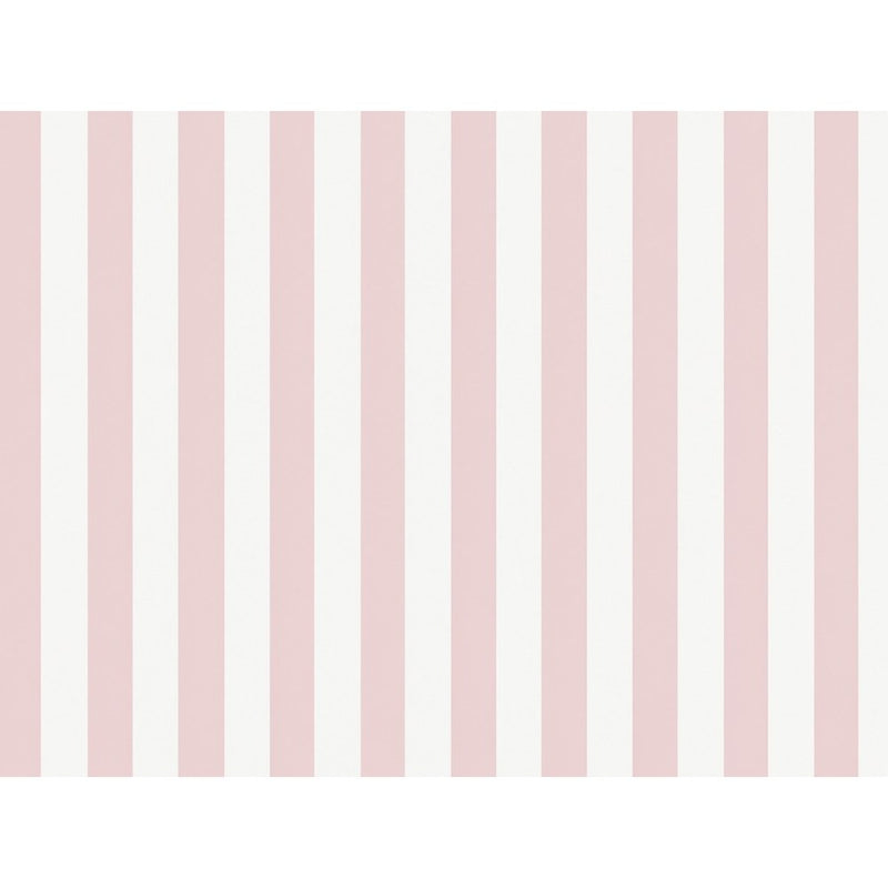 Papier peint tapisserie rayures rose poudré — autocollant