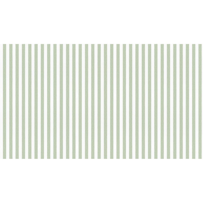 Papier peint tapisserie rayures vert sauge — autocollant