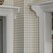 Papier peint tapisserie tartan écossais beige clair - Papierpeint - panoramique.fr