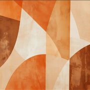 Papier peint tapisserie terracotta et beige - Papierpeint - panoramique.fr