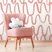 Papier peint tapisserie terracotta pour chambre de bébé - Papierpeint - panoramique.fr
