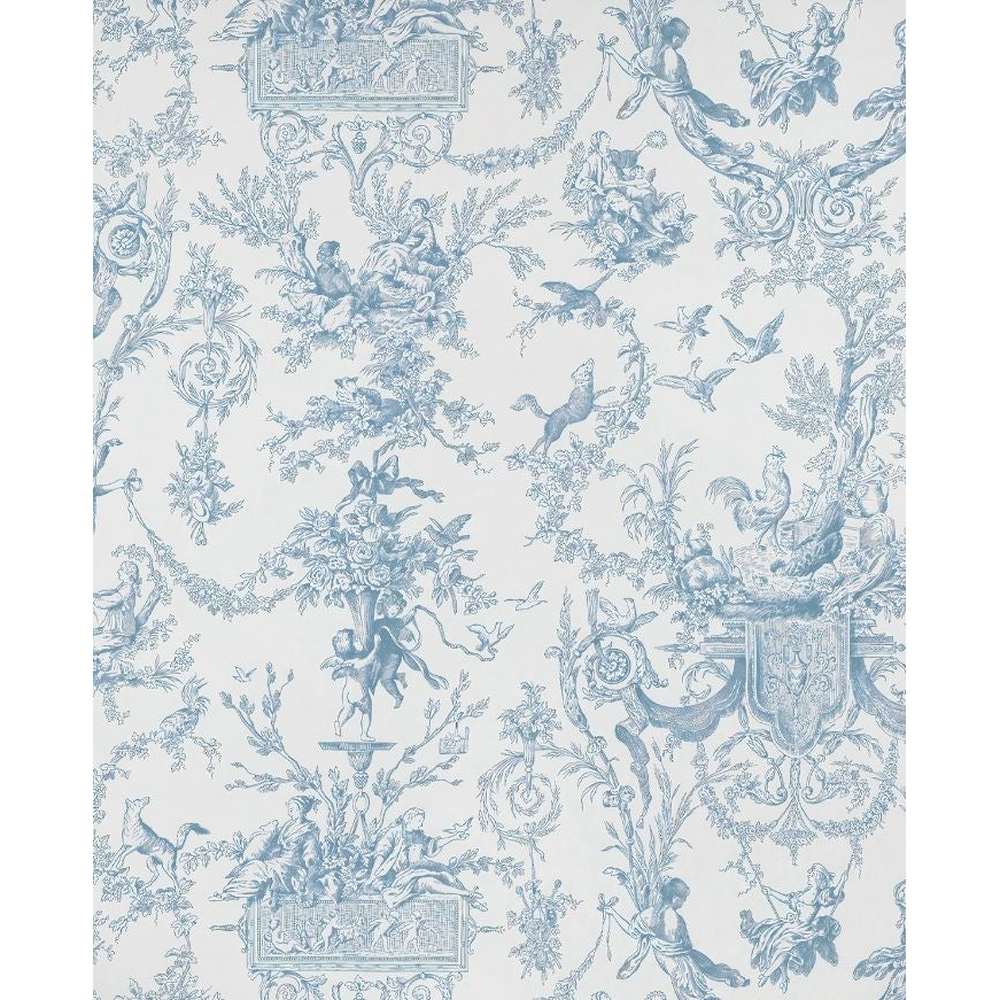 Papier peint tapisserie toile de Jouy anges - motif