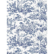 Papier peint tapisserie toile de Jouy animaux - Papierpeint - panoramique.fr