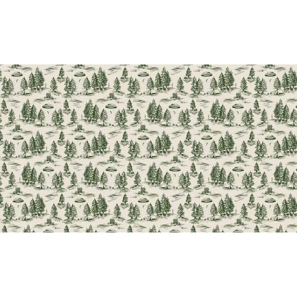 Papier peint tapisserie toile de Jouy moderne graphique - motif