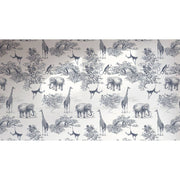 Papier peint tapisserie toile de Jouy safari - Papierpeint - panoramique.fr