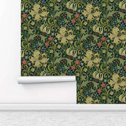 Papier peint tapisserie William Morris Golden Lily floral - Papierpeint - panoramique.fr