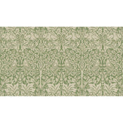 Papier peint tapisserie William Morris lapins et oiseaux vert sauge - Papierpeint - panoramique.fr