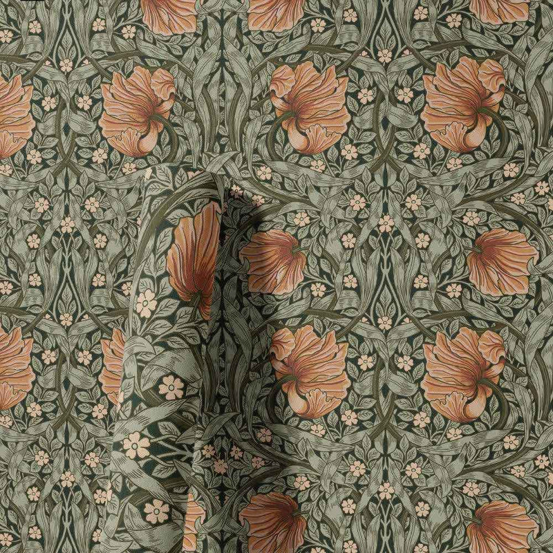 Papier peint tapisserie William Morris motif végétal — autocollant