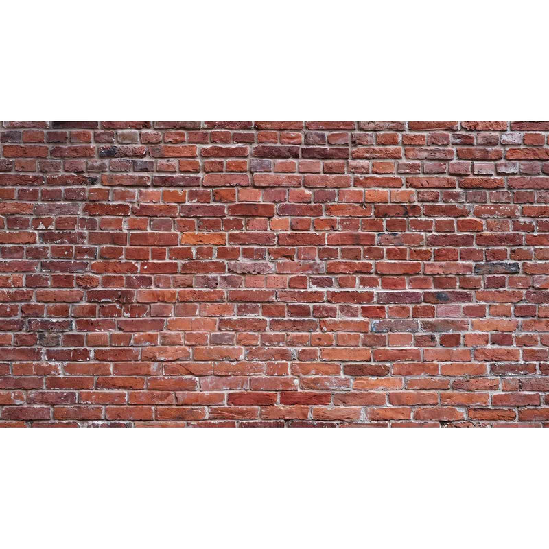 Papier peint trompe l'œil brique — autocollant