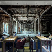 Papier peint trompe l'œil style industriel - Papierpeint-panoramique.fr
