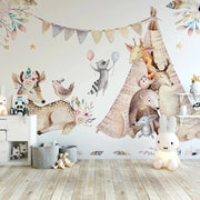Papier peint vintage chambre bebe - Papierpeint-panoramique.fr