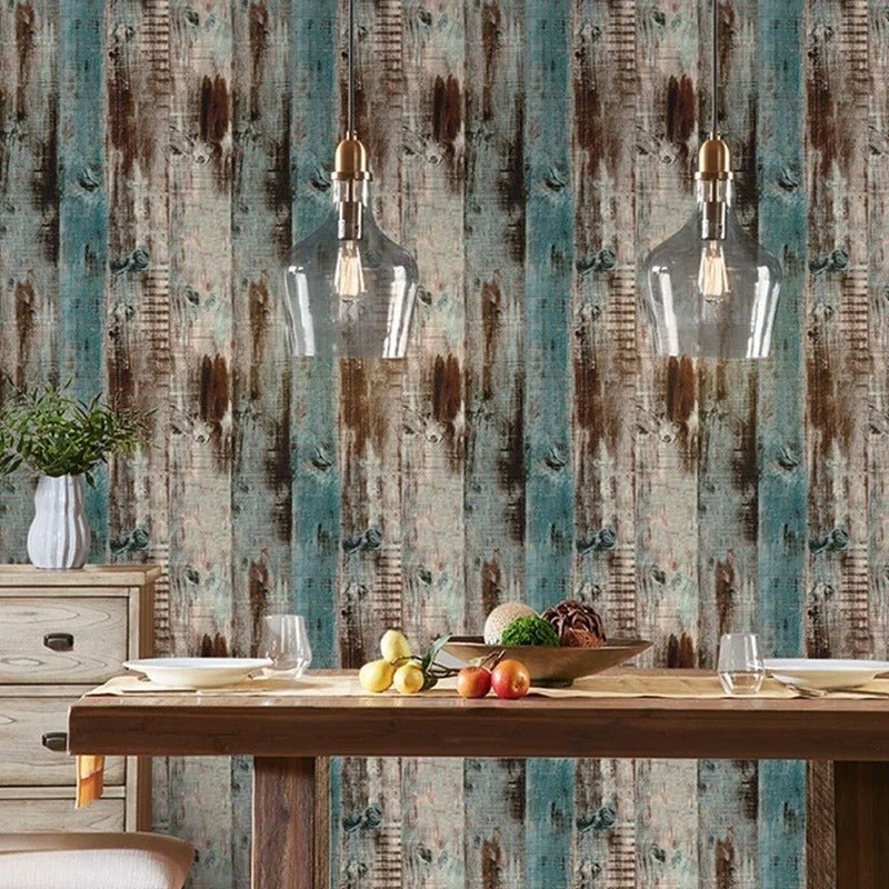 Papier peint vintage industriel - motif