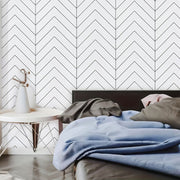 Tete de lit papier peint scandinave - Papierpeint - panoramique.fr